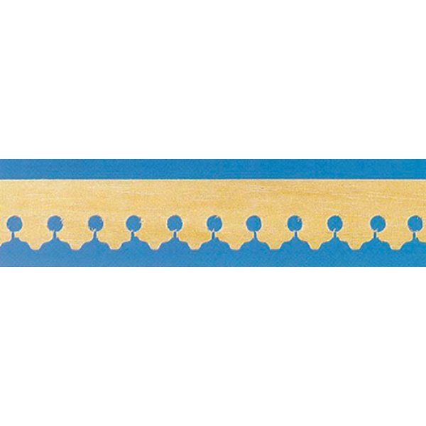 CLA70301 0.62 x 24 in. Fleur Trim for Dollhouse Miniature