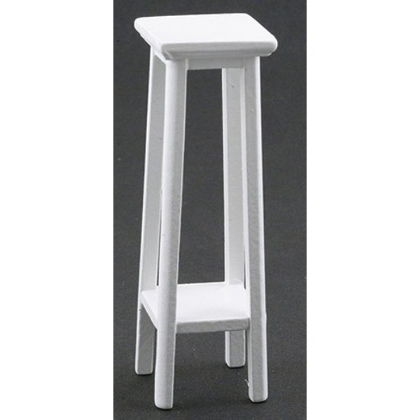 CLA10599 Large Fern Stand for Dollhouse Miniature - White