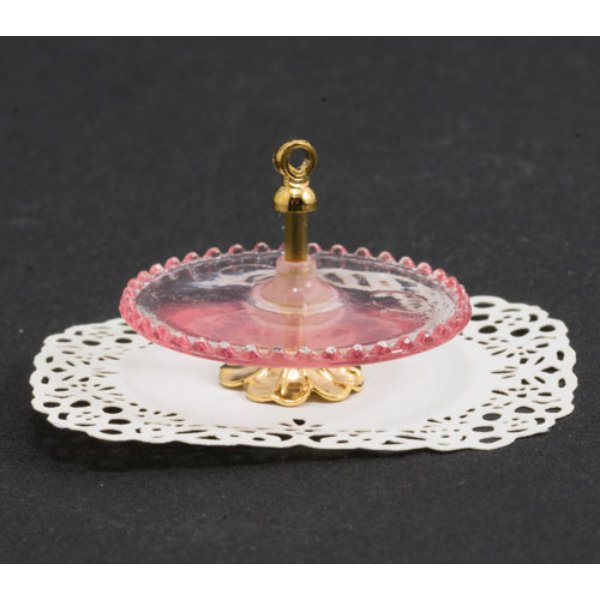 CB101P Tidbit Server for Dollhouse Miniature - Pink