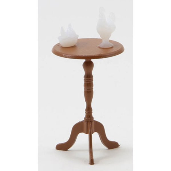 CB40 Candlestick Table & Figures for Dollhouse Miniature