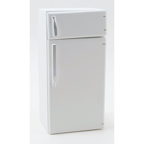 CLA10774 Refrigerator for Dollhouse Miniature - White