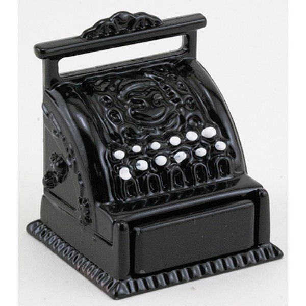 MUL1010 Cash Register for Dollhouse Miniature, Black