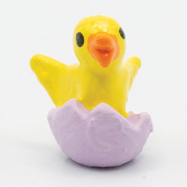 MUL1907A Chick in Egg for Dollhouse Miniature