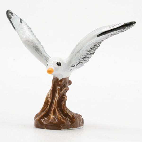 MUL3623B Hand Painted Seagull for Dollhouse Miniature