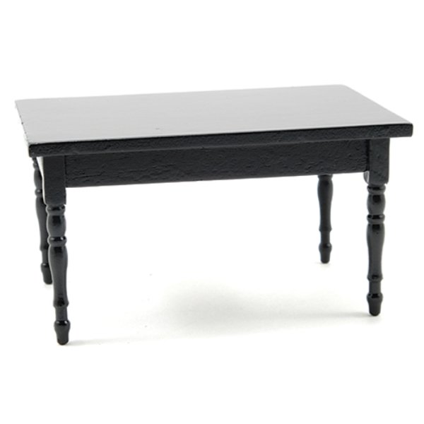 CLA10916 Table for Dollhouse Miniature - Black