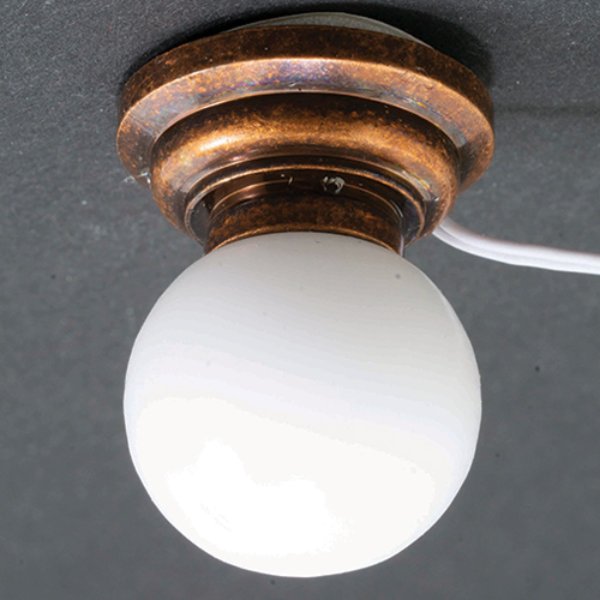MH809 Ceiling Globe for Dollhouse Miniature - Bronze