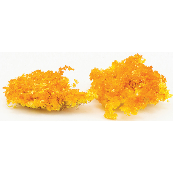 CA0127 Autumn Glory Wild Bushes for Dollhouse Miniature - Deeper Reds & Orange, 20 Piece