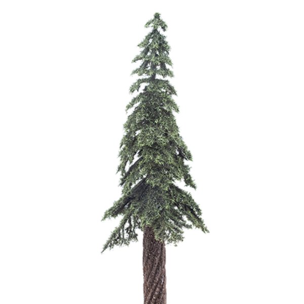 CA0544 8 in. Ponderosa Pine Tree on Spike for Dollhouse Miniature