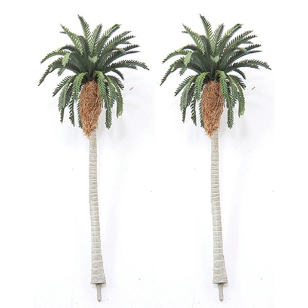 CA0551 6.25 in. Date Palm Tree for Dollhouse Miniature - 2 Piece