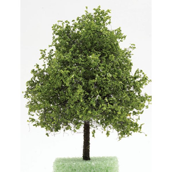 CA1532 4 in. Light Green Oak Tree on Spike for Dollhouse Miniature