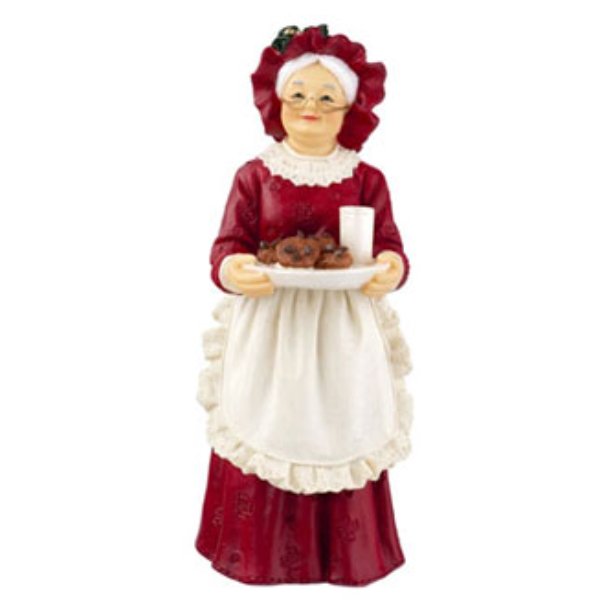 HW3093 Standing Mrs. Santa for Dollhouse Miniature