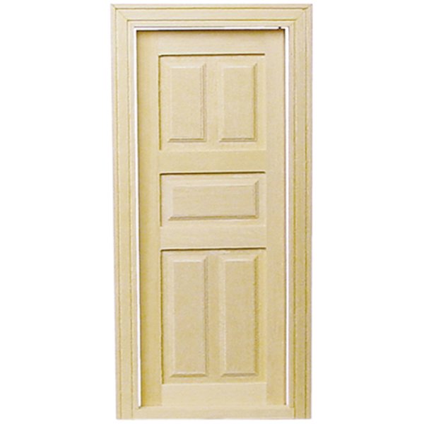 HW6008 5-Panel Classic Interior Door for Dollhouse Miniature