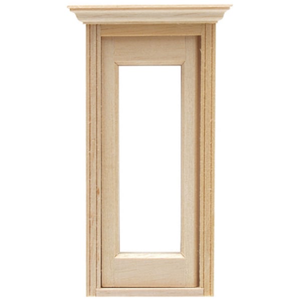 HWH6033 1-2 Scale Victorian Glazed Door with Glass Insert