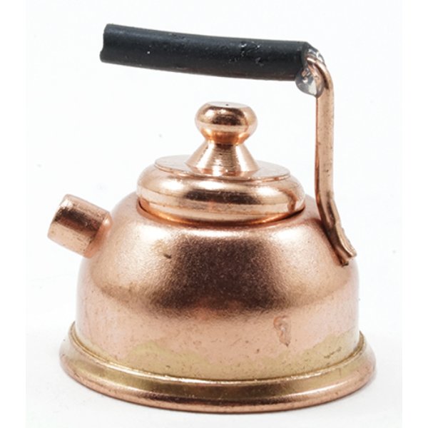 IM65065 Copper Tea Kettle for Dollhouse Miniature