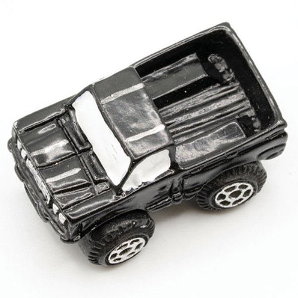 IM65177 Black Truck for Dollhouse Miniature