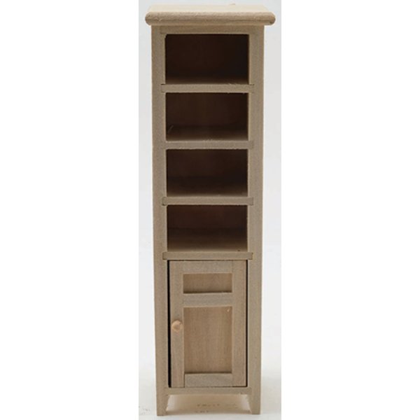 CLA08709 Bath Cabinet for Dollhouse Miniature - Unfinished