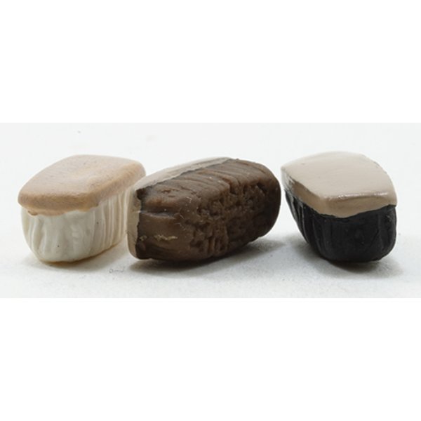 IM65251 Scrub Brushes for Dollhouse Miniature - Set of 3