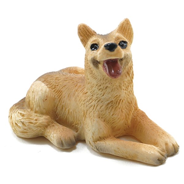 IM65284 German Shepard for Dollhouse Miniature