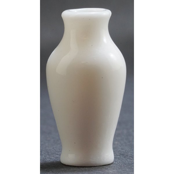 IM65322 White Vase for Dollhouse Miniature