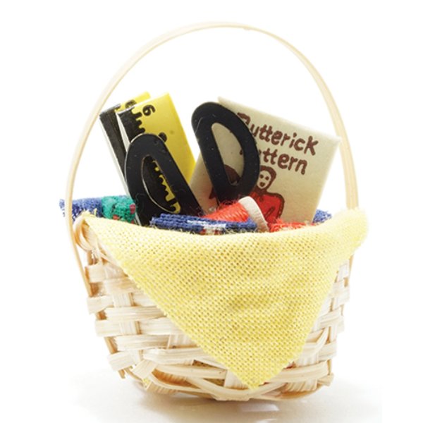 IM65341 Sewing Basket for Dollhouse Miniature