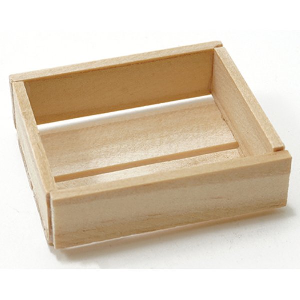 IM65431 4-Slat Wood Crate for Dollhouse Miniature