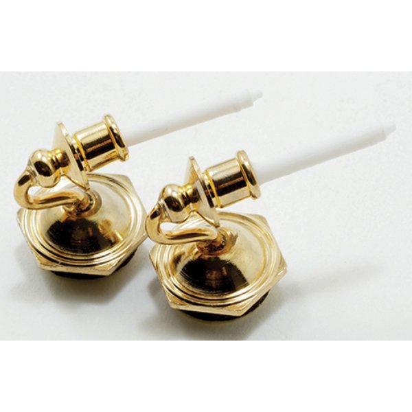 IM65519 Non-Working Candle Sconces for Dollhouse Miniature - 2 Piece