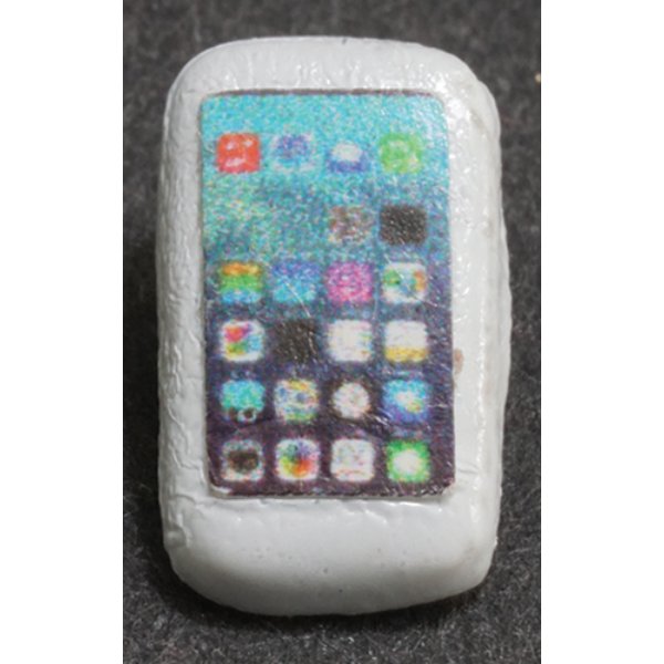 IM65581 Cell Phone for Dollhouse Miniature - White