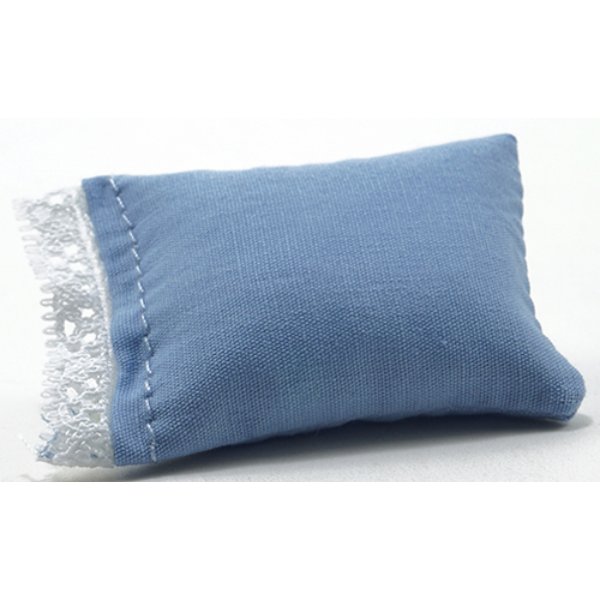 IM65678 Pillow for Dollhouse Miniature - Blue