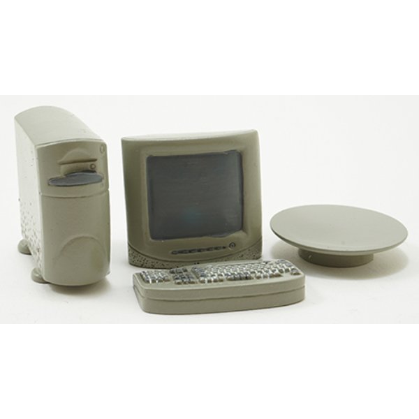 IM66013 Computer Set for Dollhouse Miniature - 4 Piece