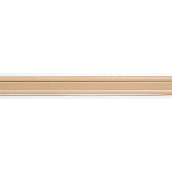 CLA77953 Baseboard with Quarter Round on Base 1 in. Scale for Dollhouse Miniature