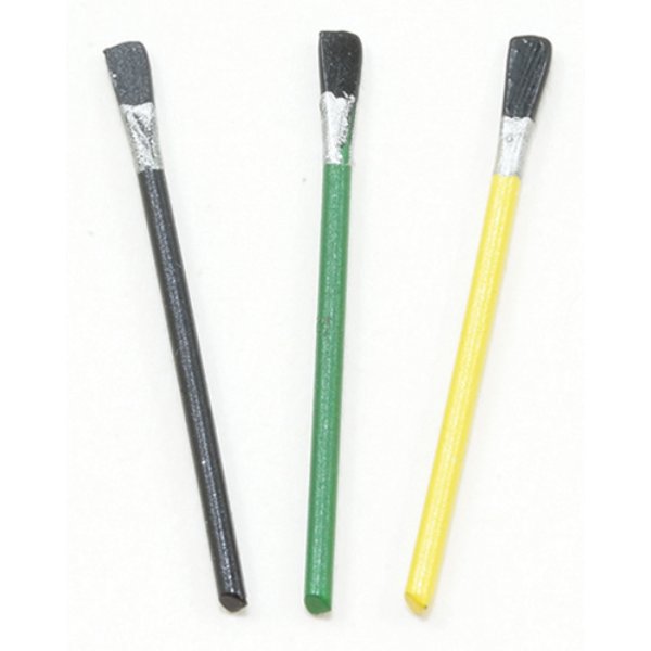 IM65514 Paint Brush for Dollhouse Miniature - Pack of 3
