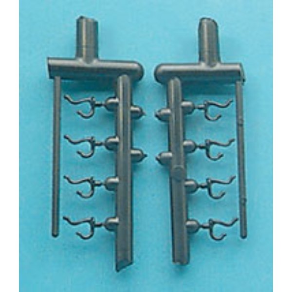 CB2708 Clothes Hook for Dollhouse Miniature - 8 Piece