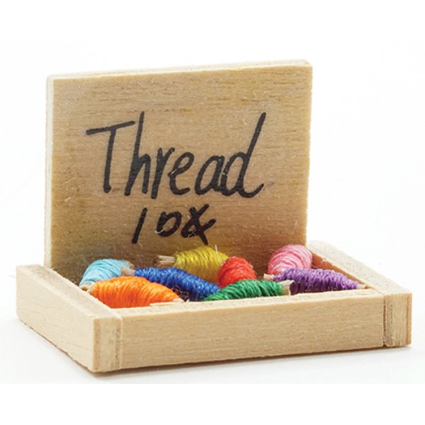IM65545 Box with Thread for Dollhouse Miniature