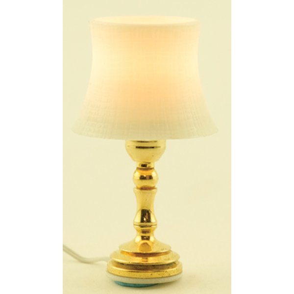 MH757 Beveled Shade Table Lamp for Dollhouse Miniature
