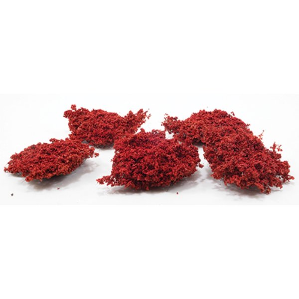 CA0131 Wild Bushes for Dollhouse Miniature - Rust - 20 Piece