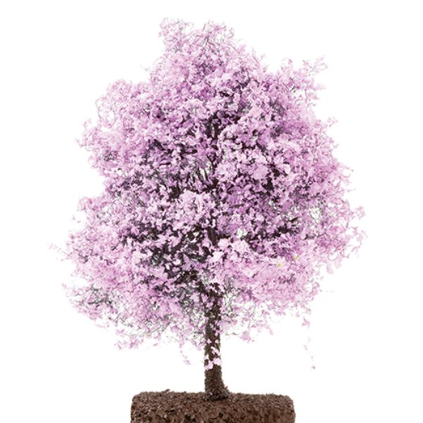 CA1510 4 in. Redbud Tree on Spike for Dollhouse Miniature