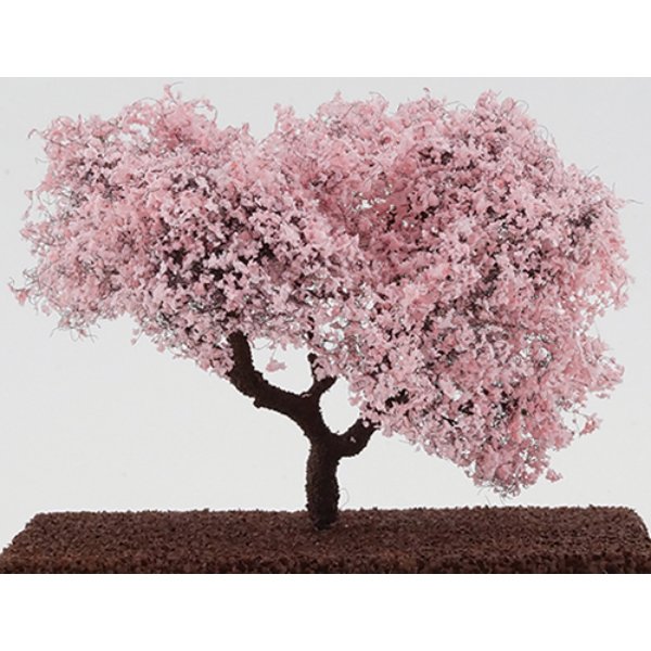 CA1563 4 in. Ornamental Blossoming Cherry Tree on Spike for Dollhouse Miniature
