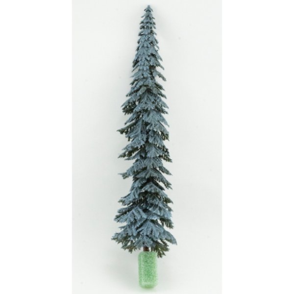 CA5545 15 in. Eastern Blue Spruce Tree on Spike for Dollhouse Miniature