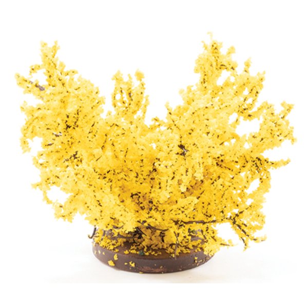 CAFSSM Forsythia Bush for Dollhouse Miniature - Small
