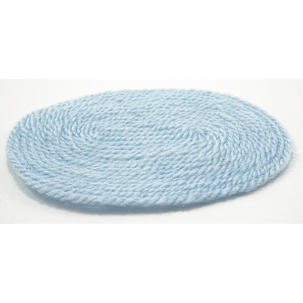 IM69003 Baby Blue Rug for Dollhouse Miniature - Small