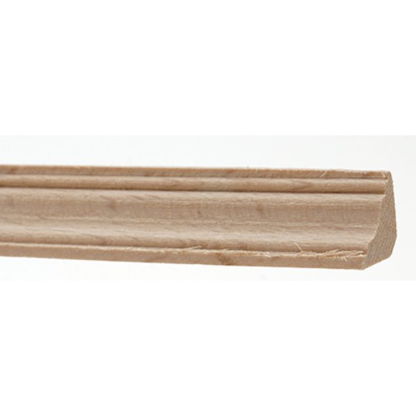 CLA70302 0.37 x 24 in. Large Cornice Molding for Dollhouse Miniature