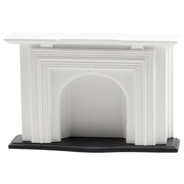 CLA72404 Standard Fireplace for Dollhouse Miniature - White