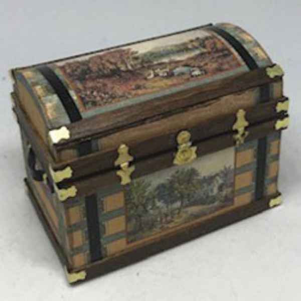 CATCPT123 Lithograph Wooden Trunk Kit, Classic Americana Fall
