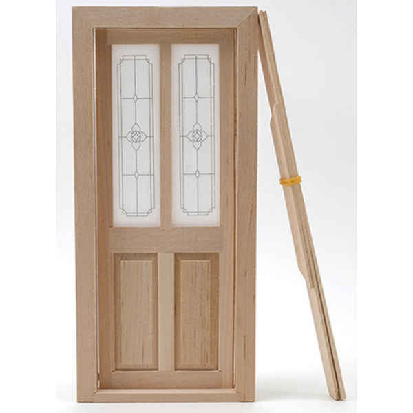 CLA76030 Unfinished Transom Door for Dollhouse Miniature