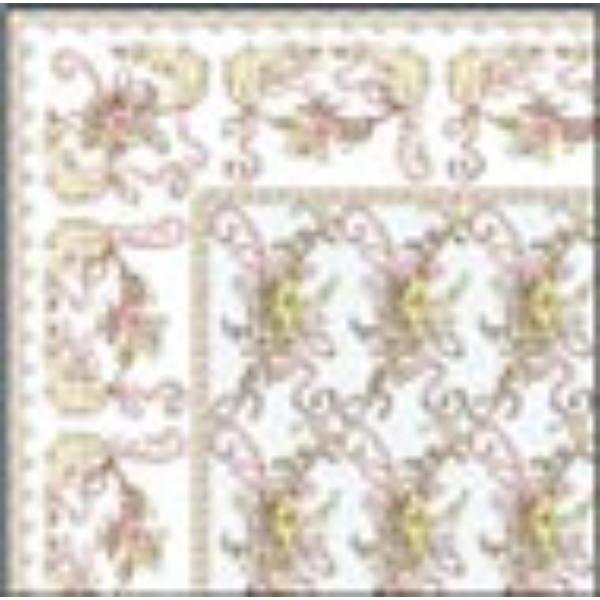 BPRG217 4 x 5 in. St. Elizabeth Blue Rug for Dollhouse Miniature