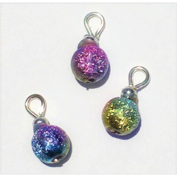 CLD2110 Peacock Blue Ornaments for Dollhouse Miniature - 3 Piece