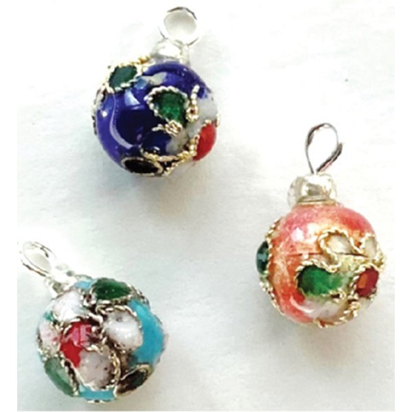 CLD213 Enamel Tree Ornaments for Dollhouse Miniature