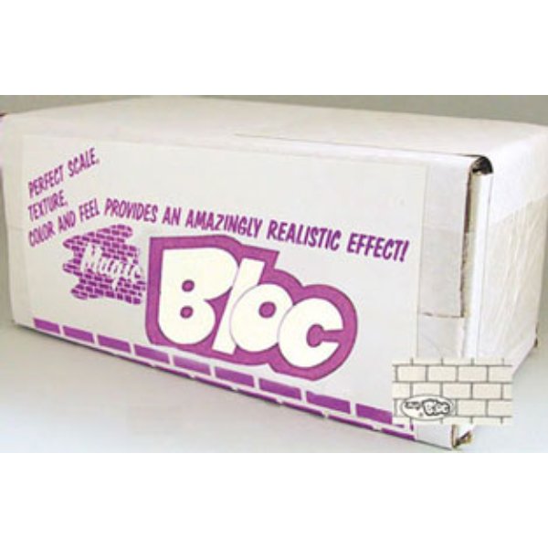 SW530W 8 Sq. ft. Magic Block Kit for Dollhouse Miniature - White