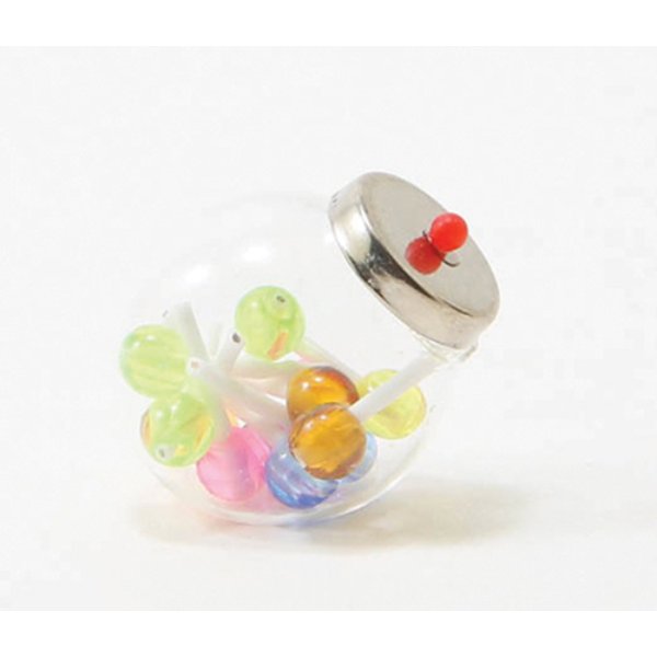 CB069 Glass Lollipop Jar for Dollhouse Miniature
