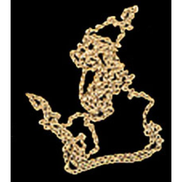 CAT11 1 ft. Brass Fine Link Chain for Dollhouse Miniature
